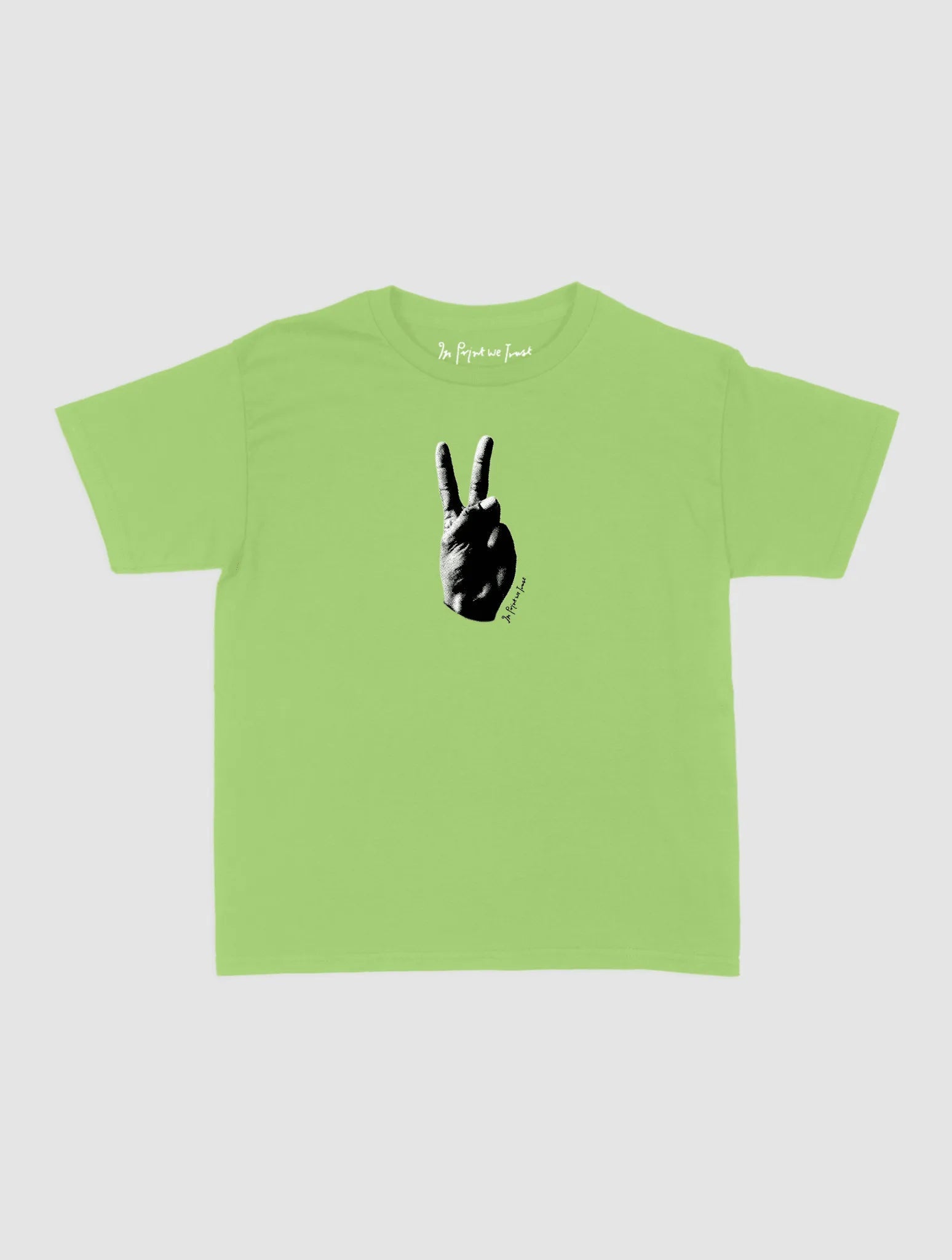 peace baby tee - In Print We Trust