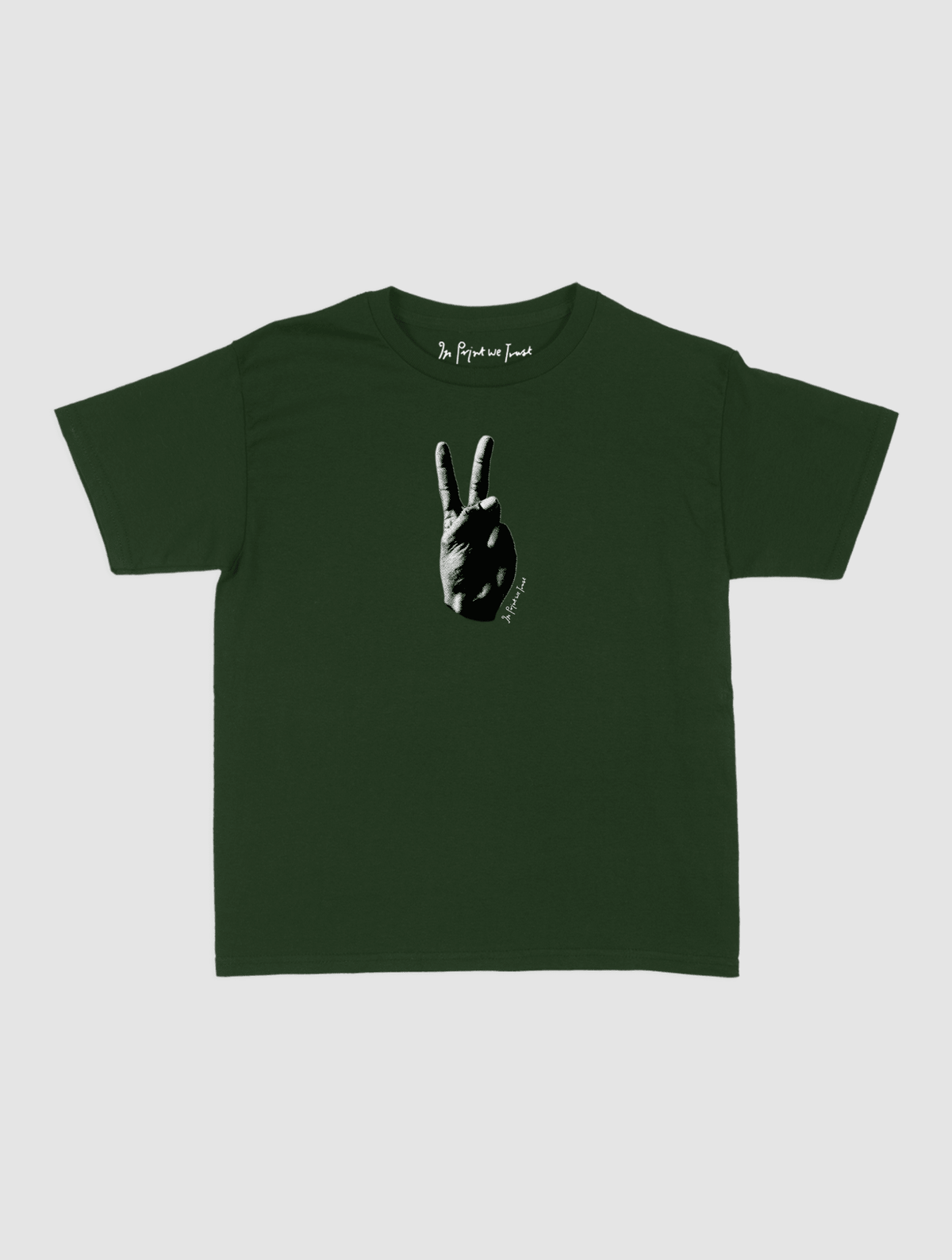 peace baby tee - In Print We Trust