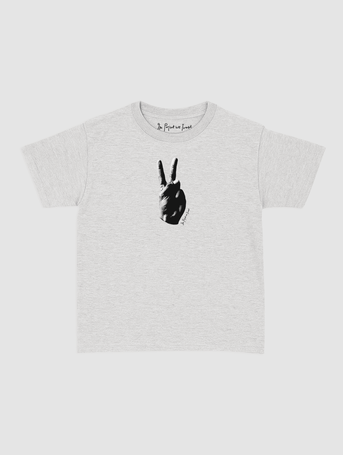 peace baby tee - In Print We Trust