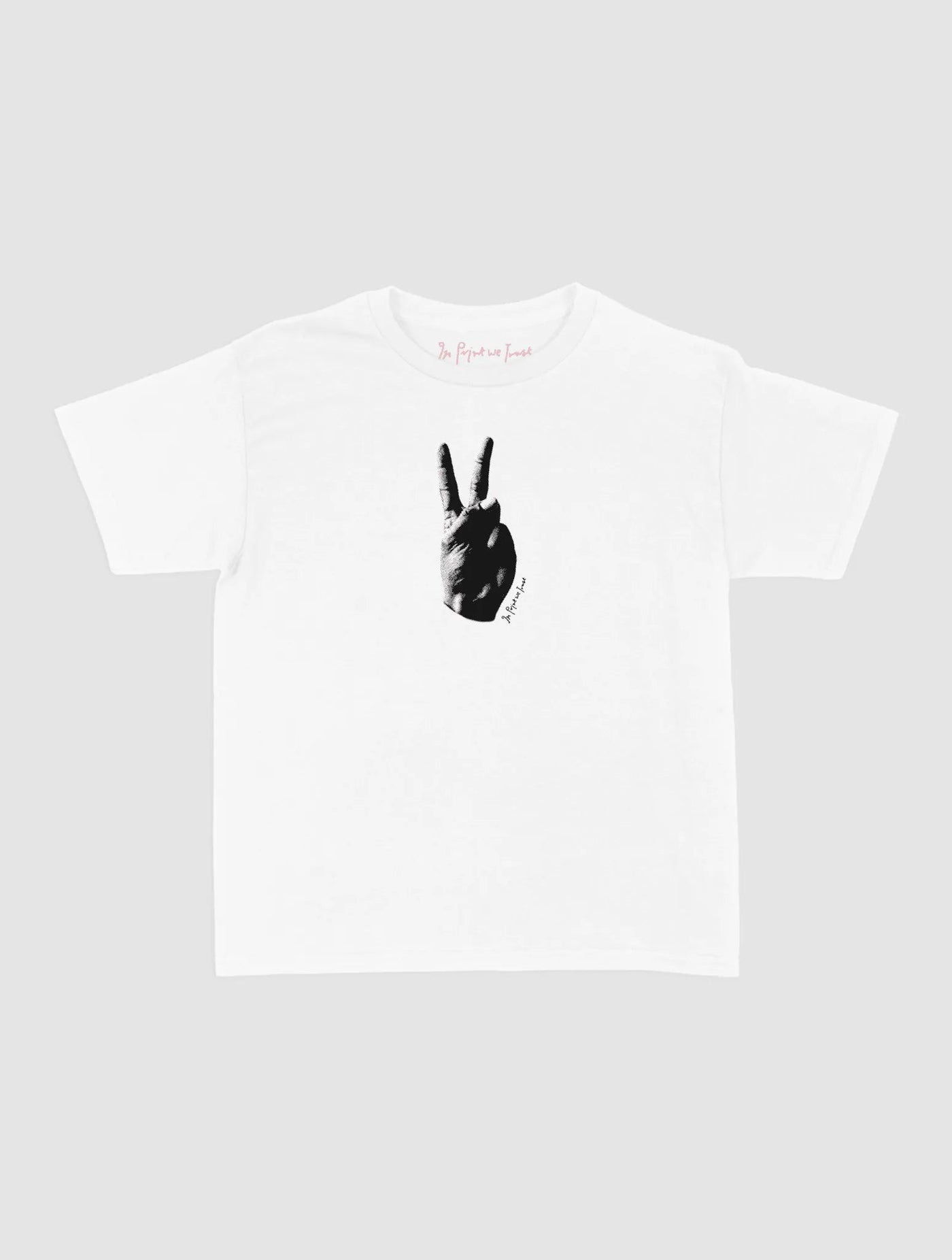 peace baby tee - In Print We Trust