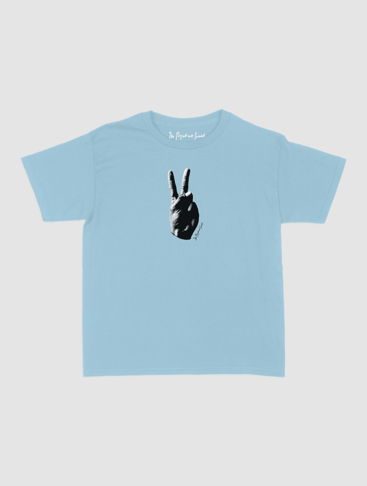 peace baby tee - In Print We Trust