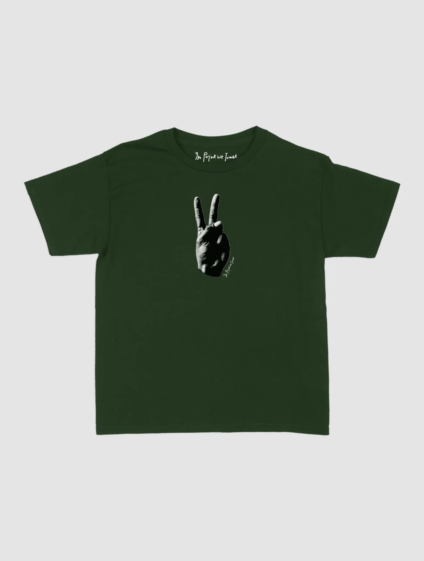peace baby tee - In Print We Trust