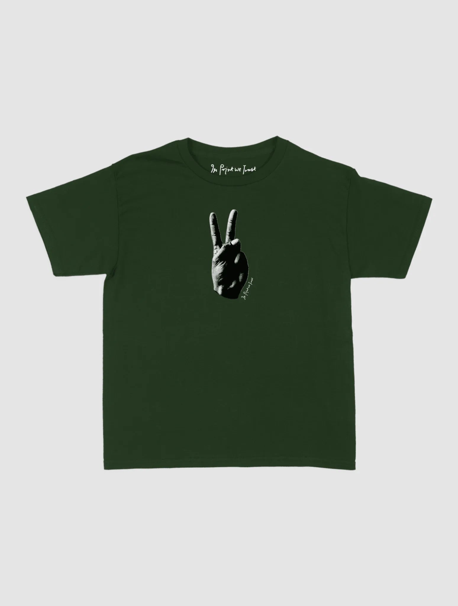 peace baby tee - In Print We Trust