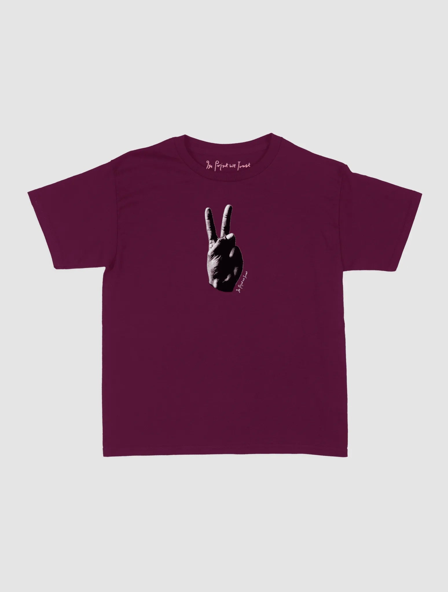 peace baby tee - In Print We Trust