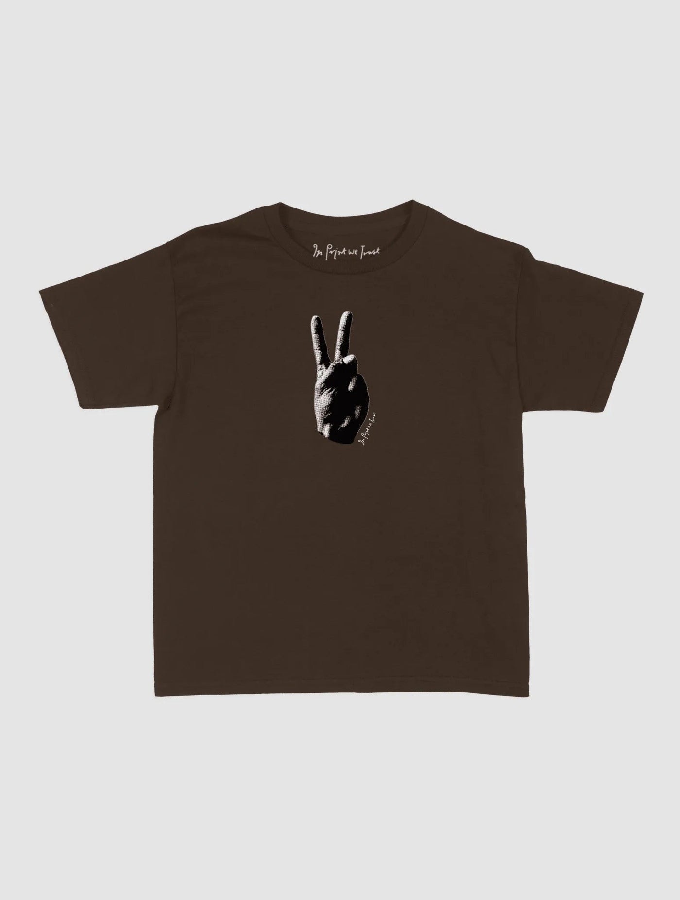 peace baby tee - In Print We Trust