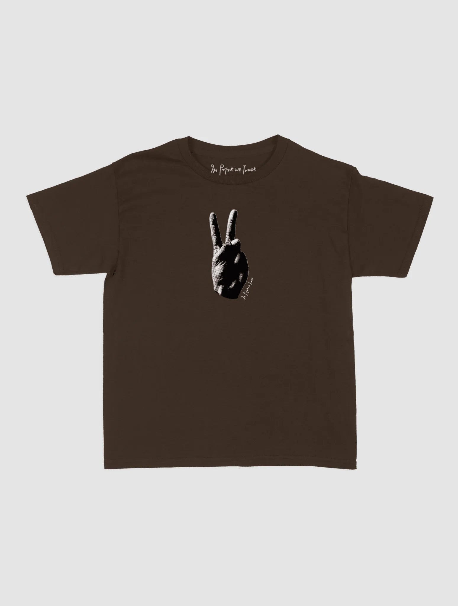 peace baby tee - In Print We Trust