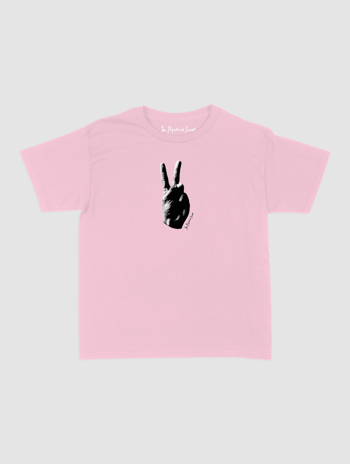 peace baby tee - In Print We Trust