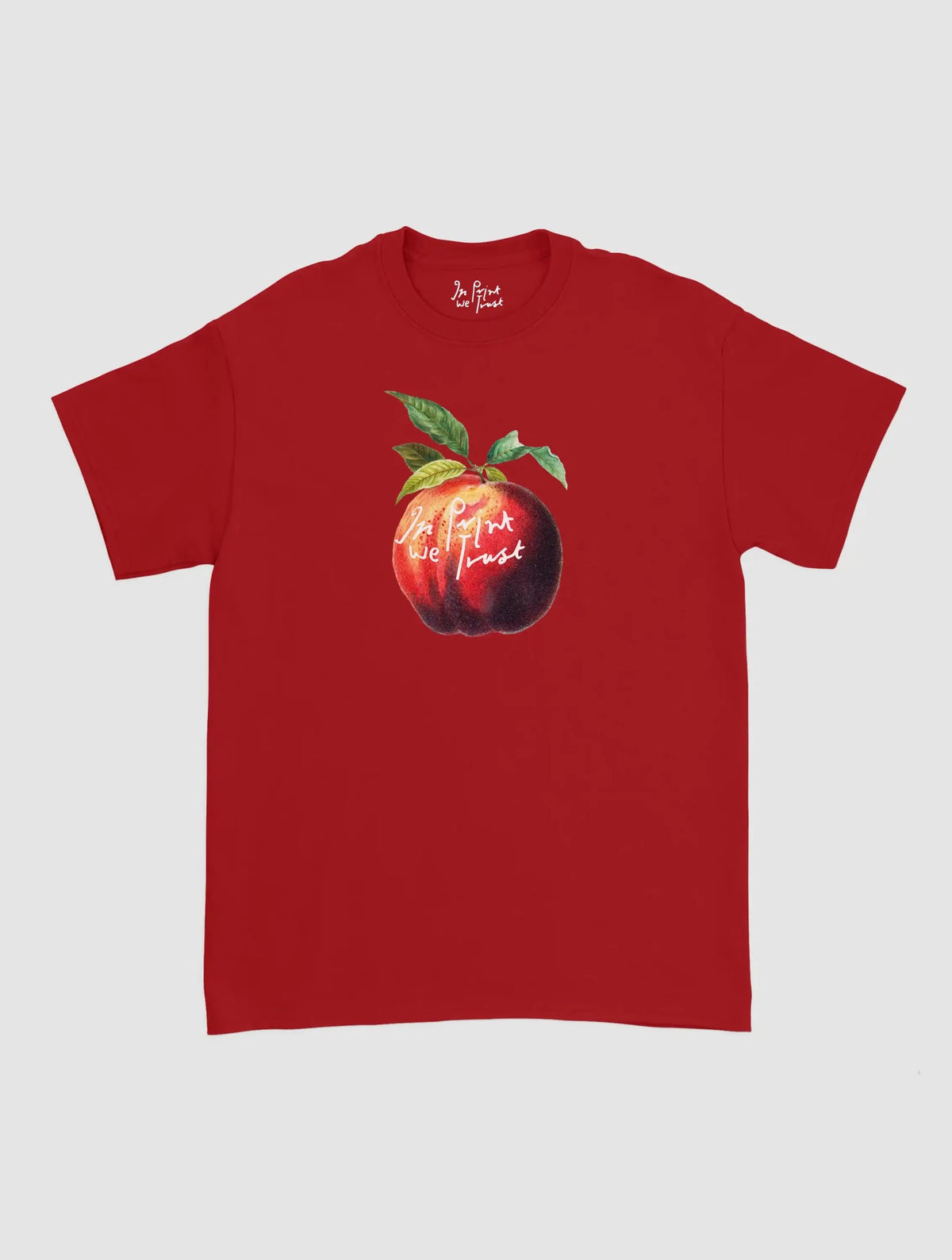 peach classic tee - In Print We Trust
