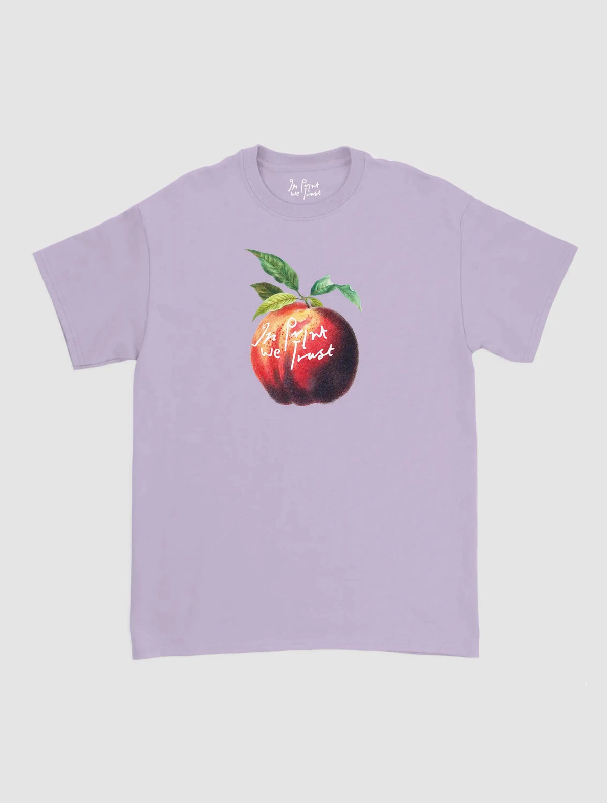 peach classic tee - In Print We Trust
