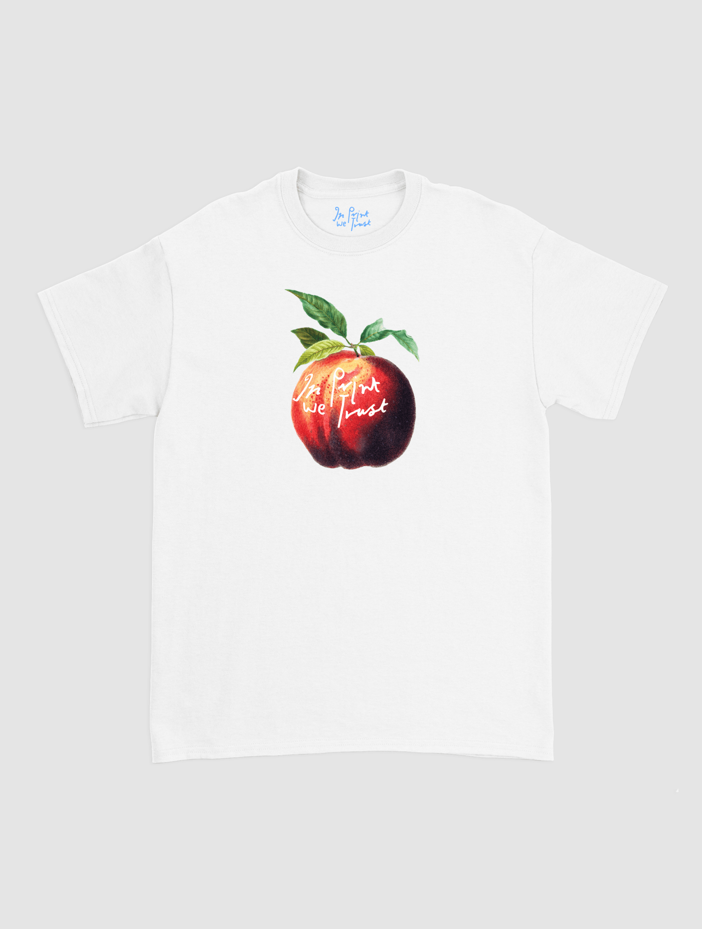 peach classic tee - In Print We Trust