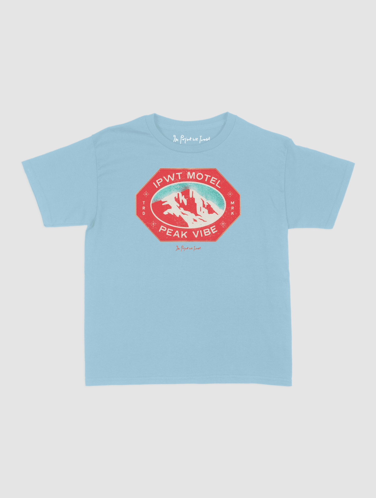 peak vibe baby tee - In Print We Trust