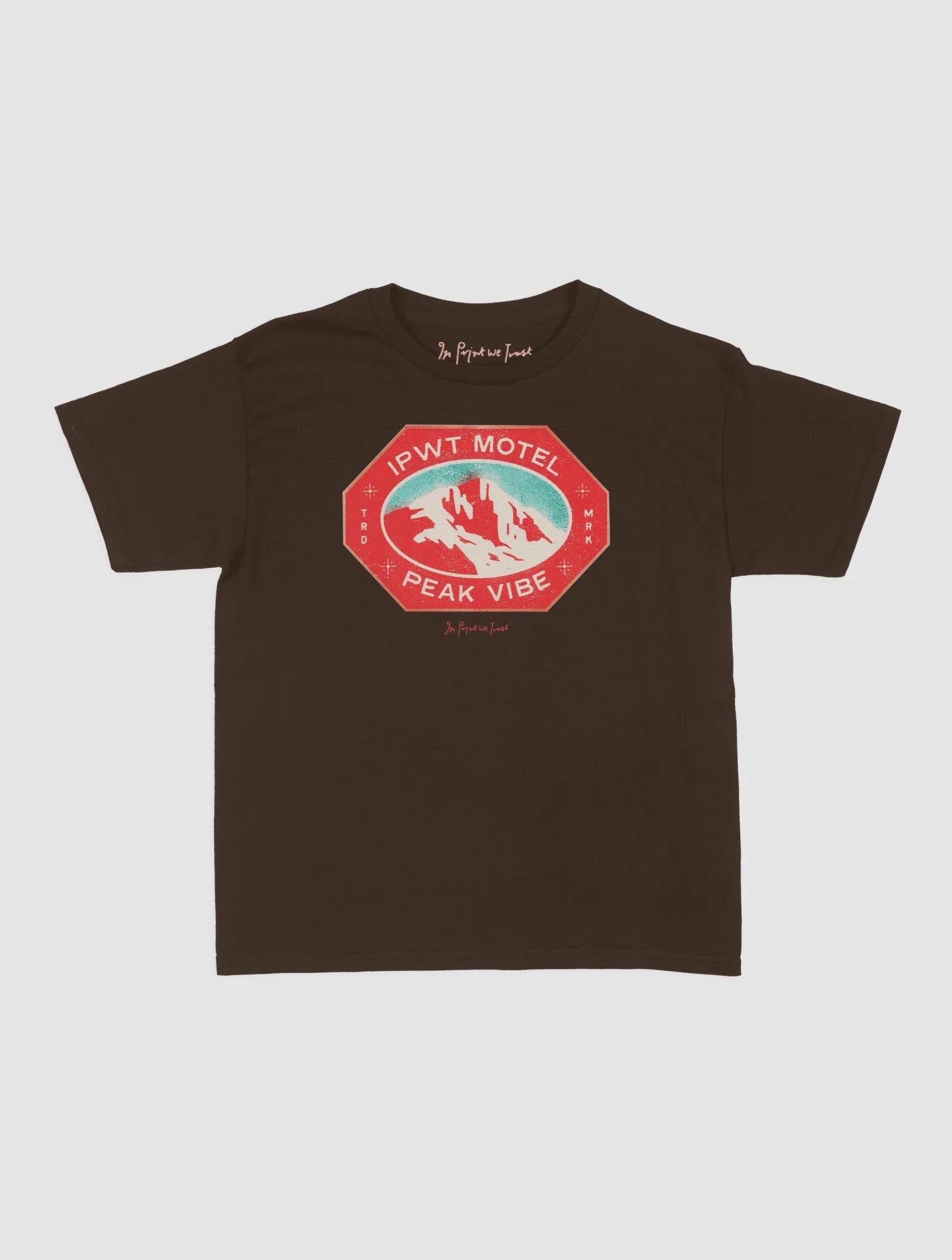 peak vibe baby tee - In Print We Trust