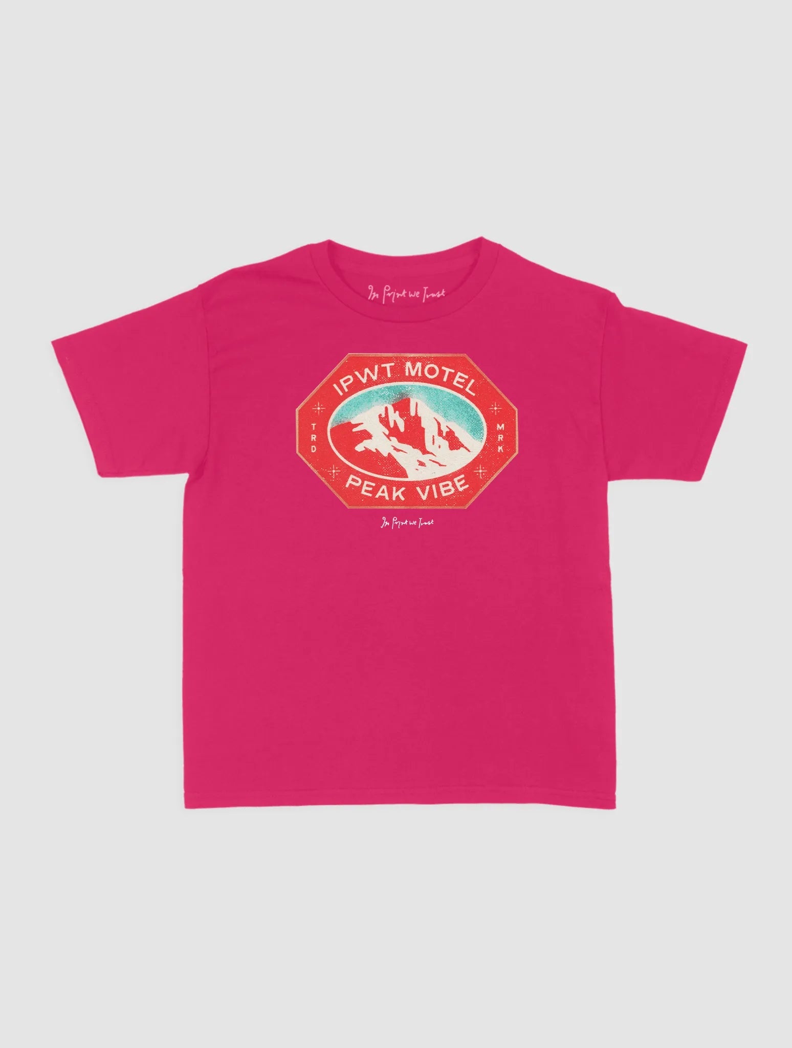 peak vibe baby tee - In Print We Trust