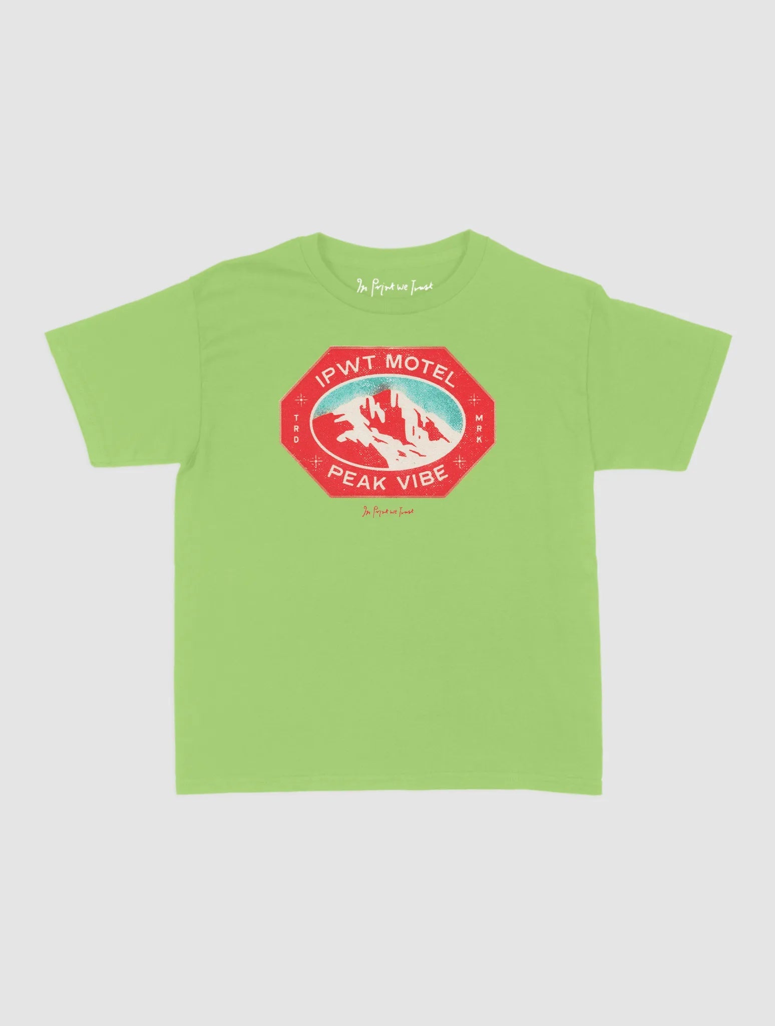 peak vibe baby tee - In Print We Trust