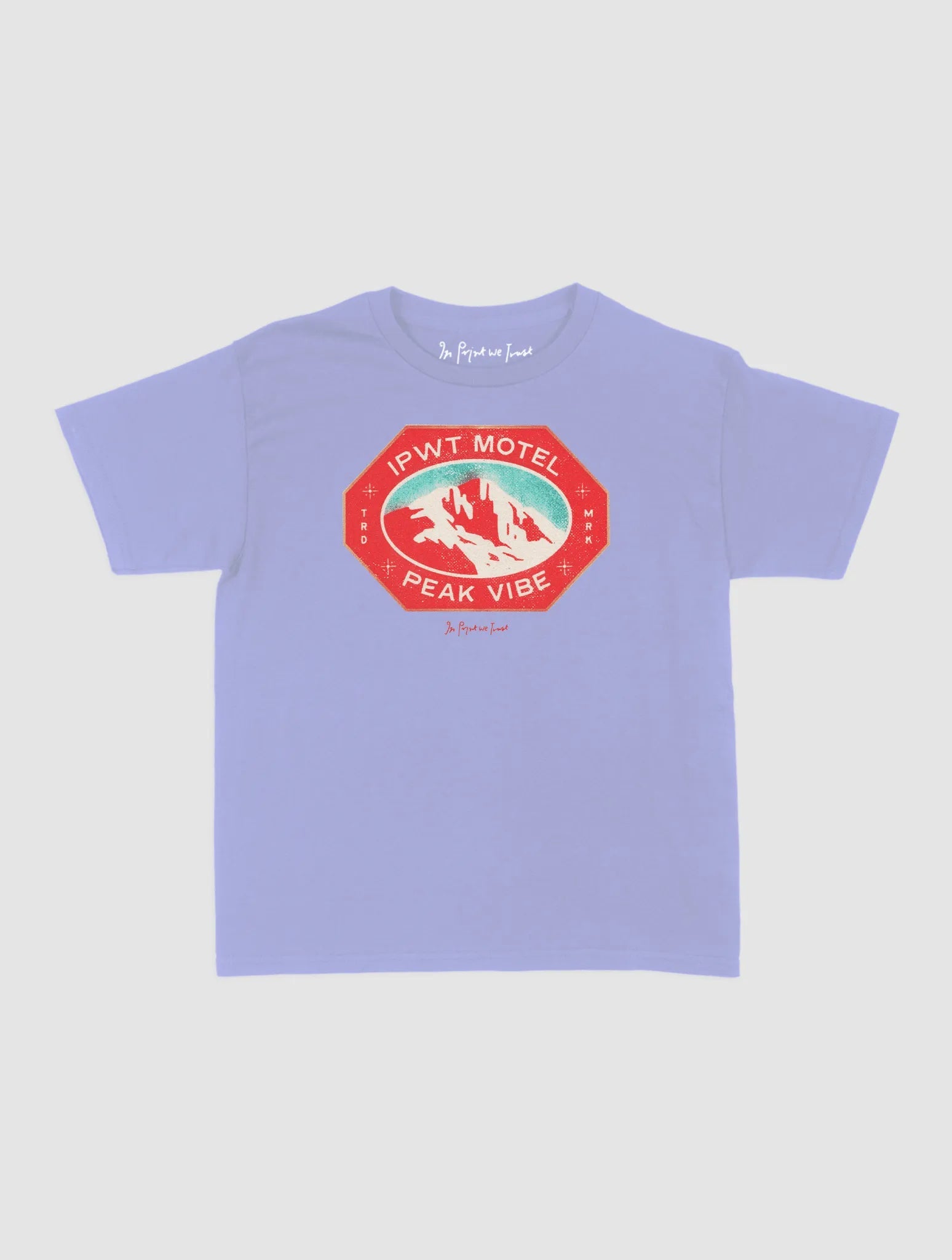 peak vibe baby tee - In Print We Trust
