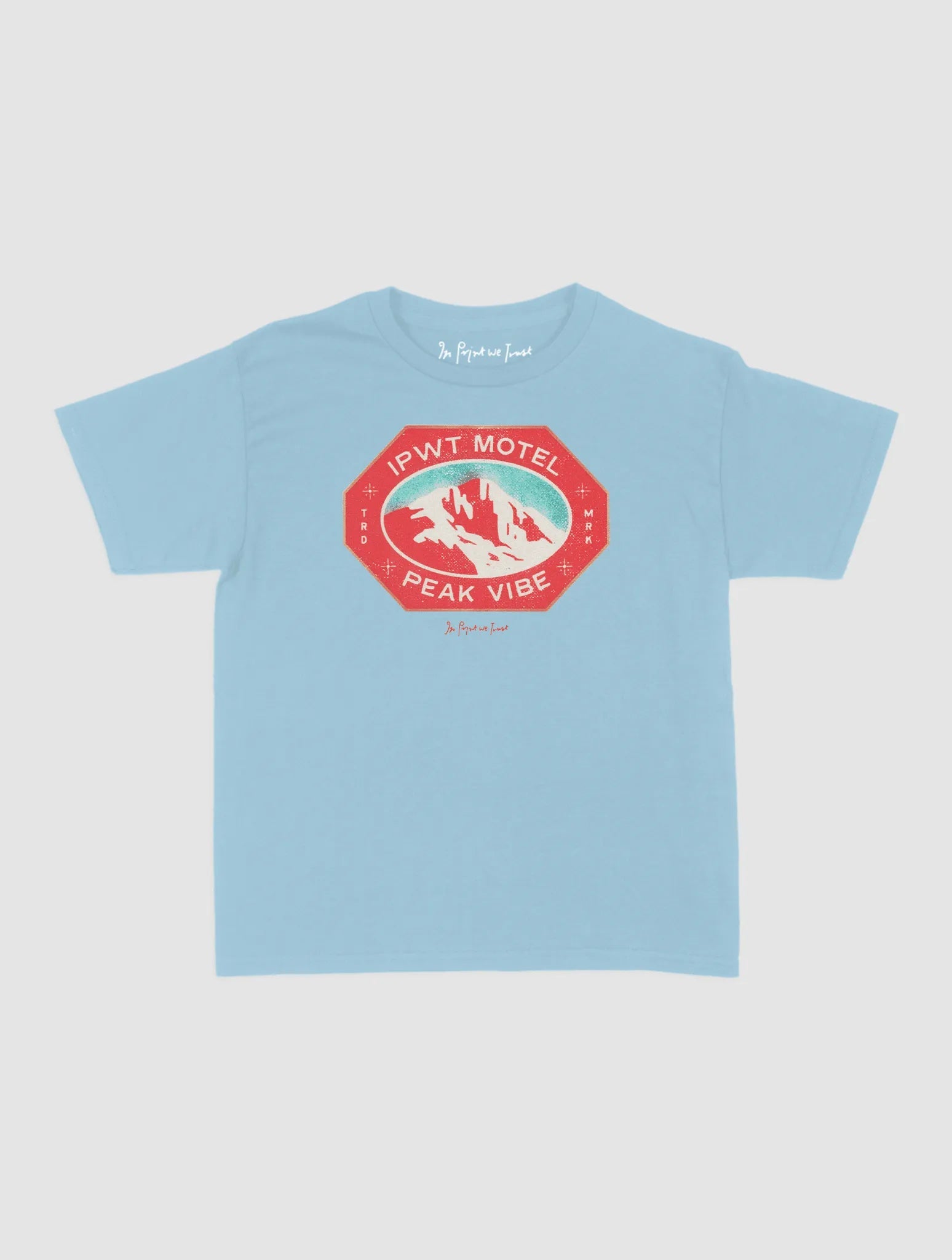 peak vibe baby tee - In Print We Trust