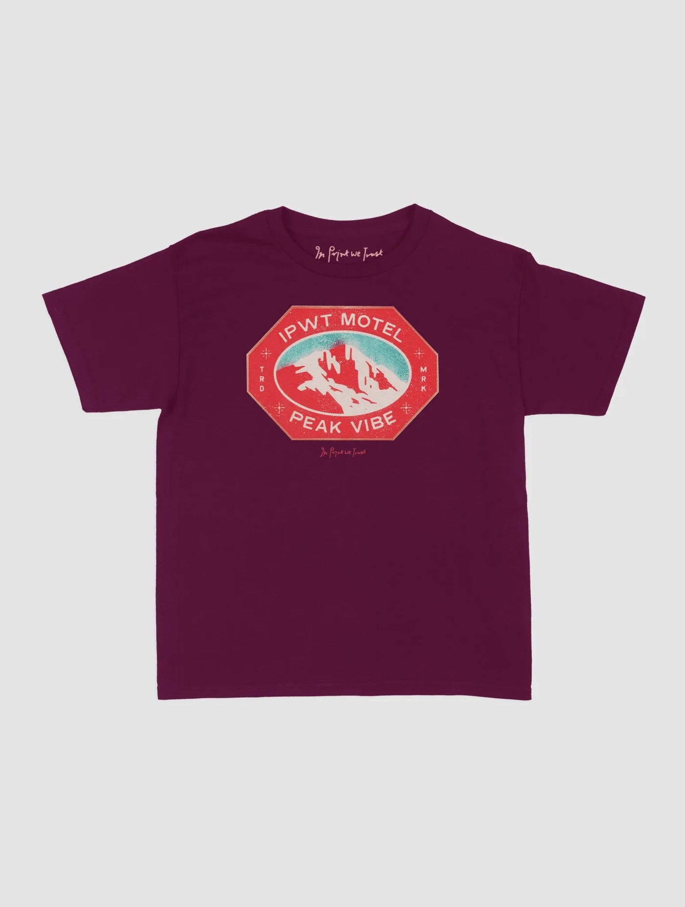 peak vibe baby tee - In Print We Trust