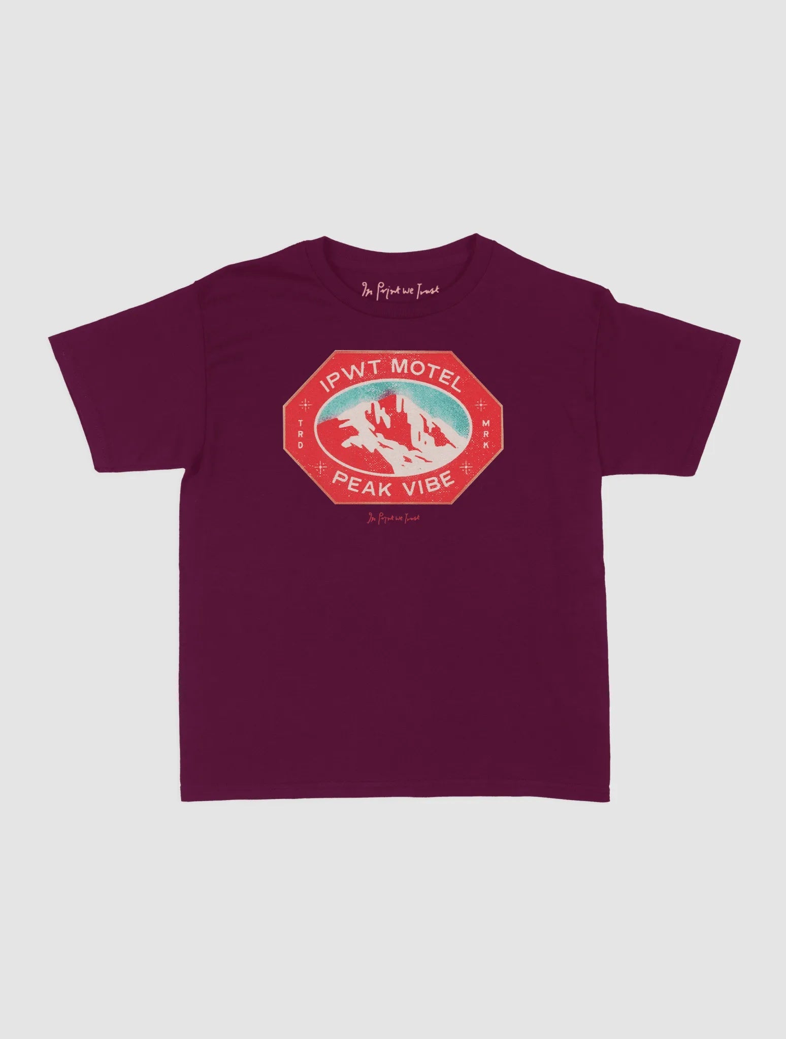 peak vibe baby tee - In Print We Trust