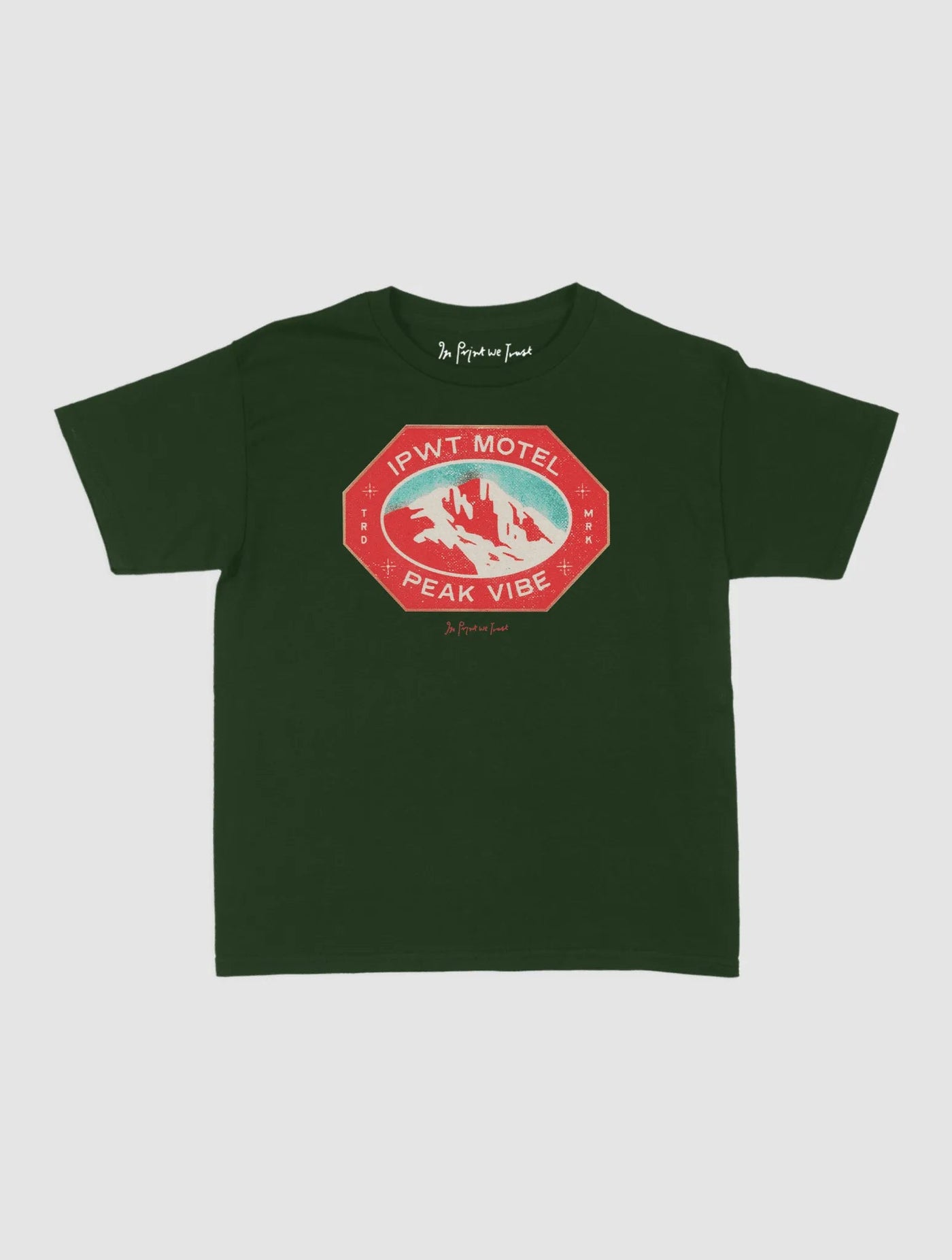 peak vibe baby tee - In Print We Trust