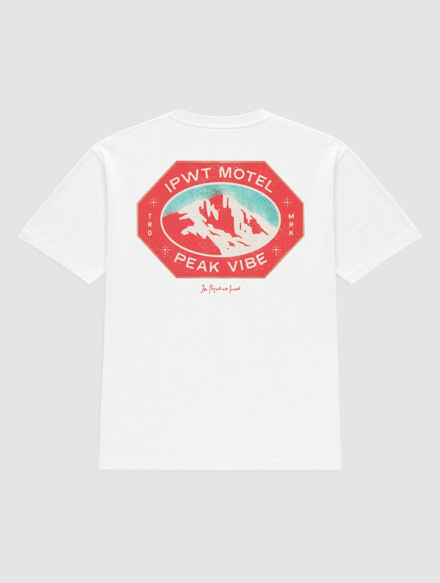 peak vibe heavyweight tee - In Print We Trust