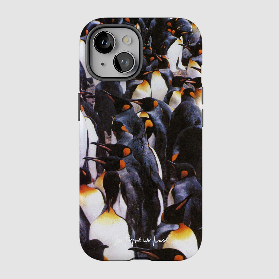 penguins tough iPhone case - In Print We Trust