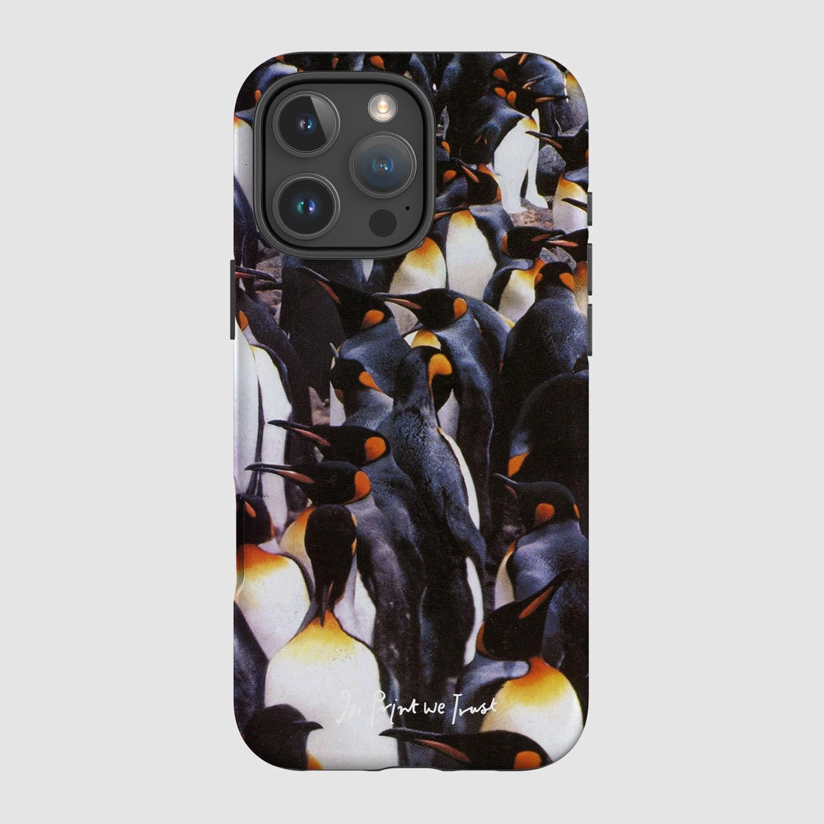 penguins tough iPhone case - In Print We Trust