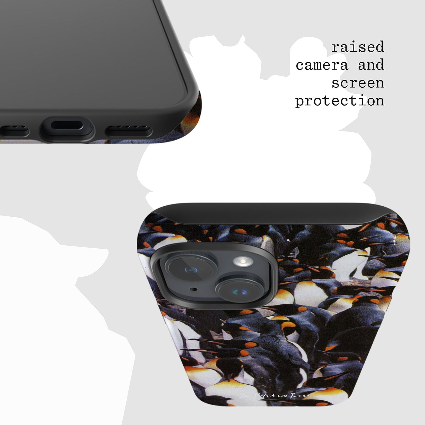 penguins tough iPhone case - In Print We Trust