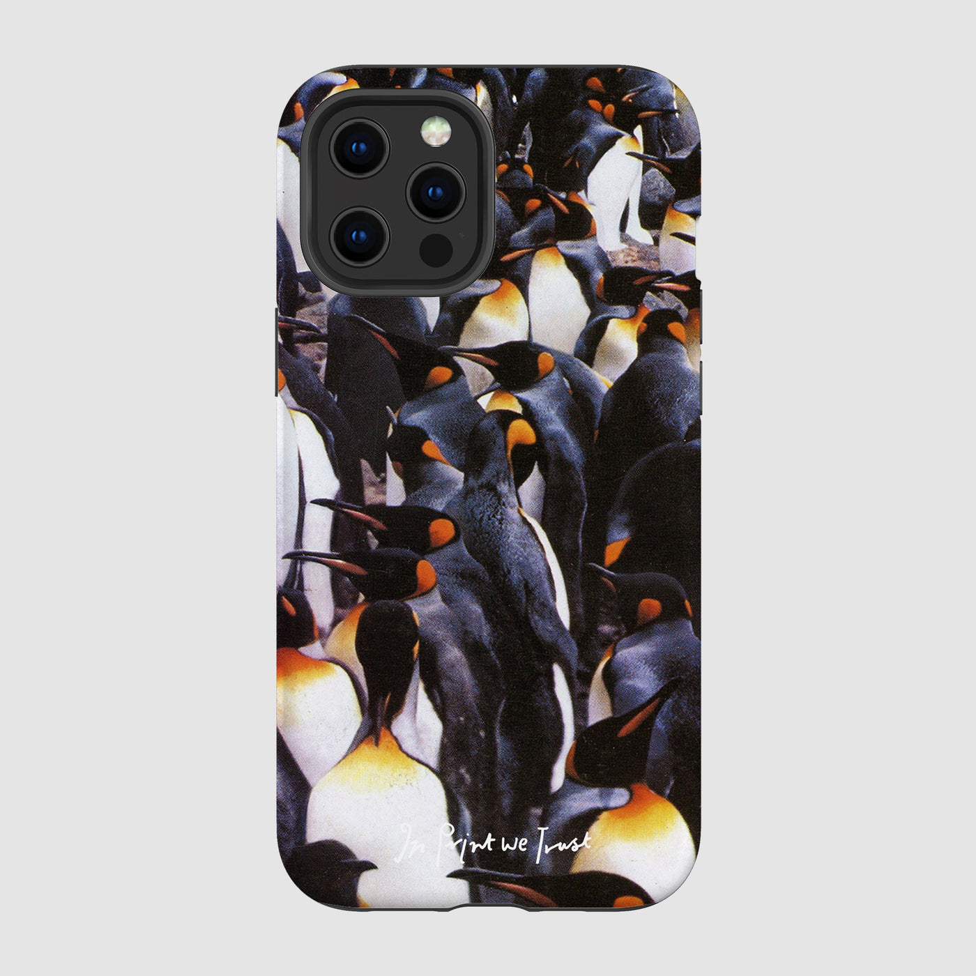 penguins tough iPhone case - In Print We Trust