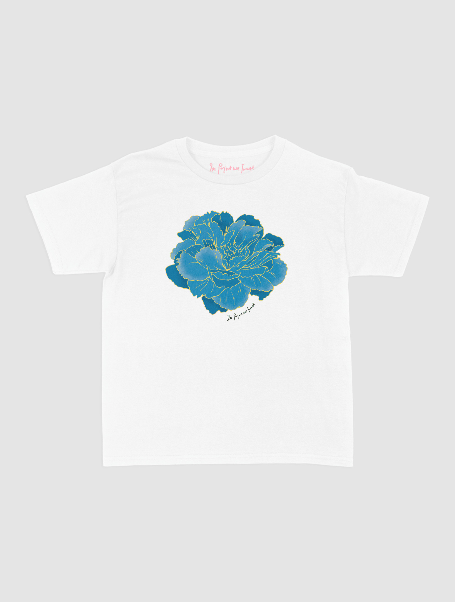 peony baby tee - In Print We Trust