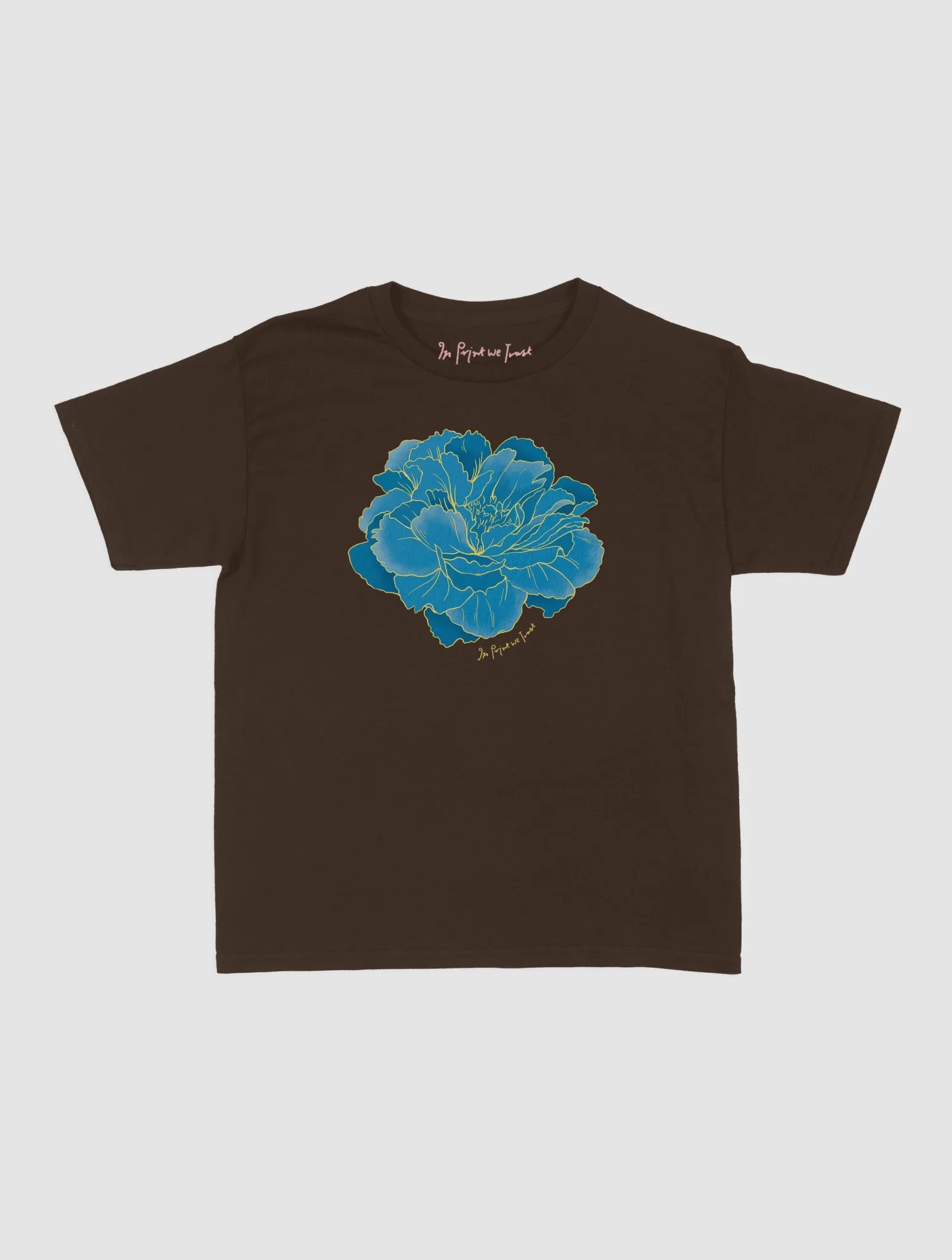 peony baby tee - In Print We Trust