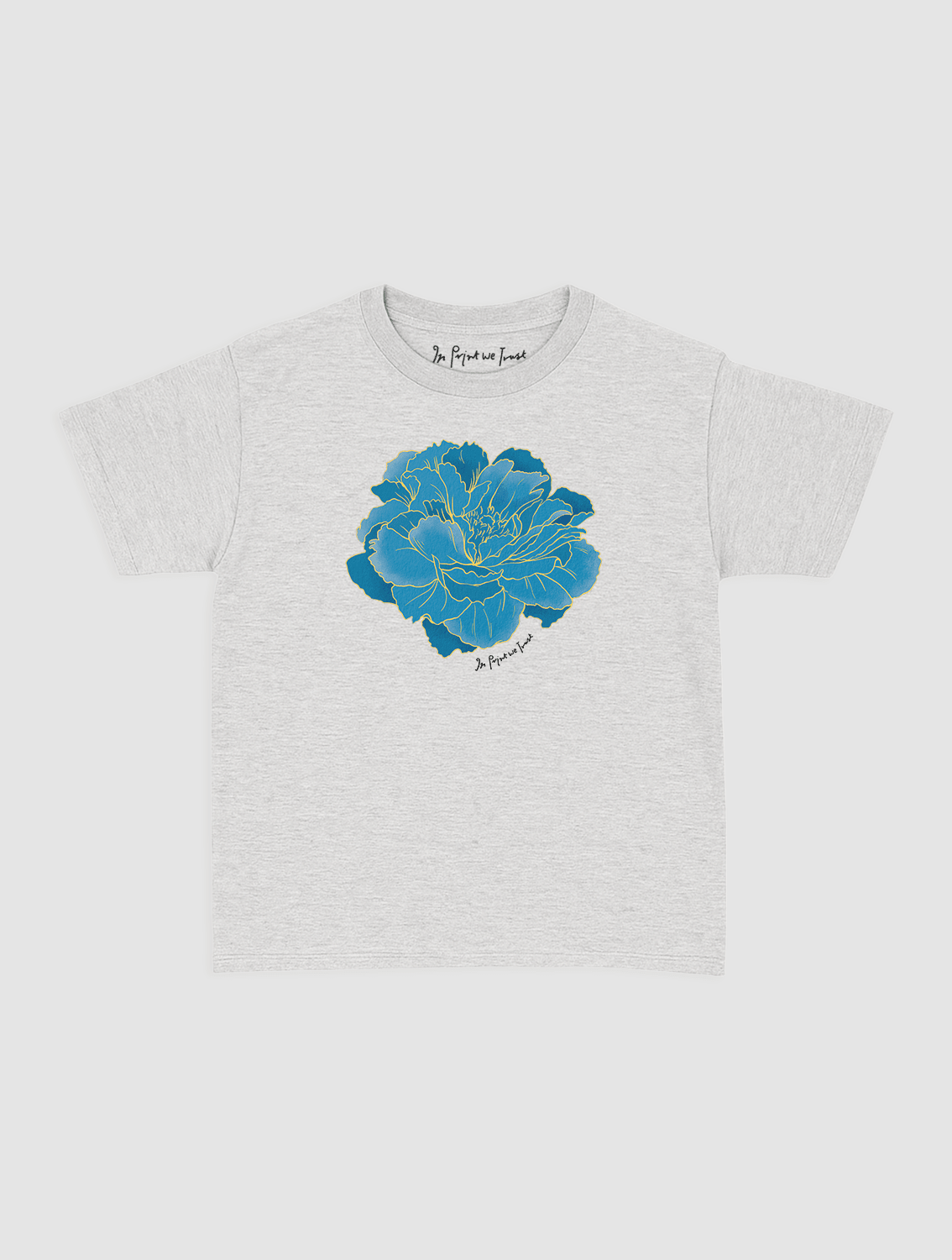 peony baby tee - In Print We Trust