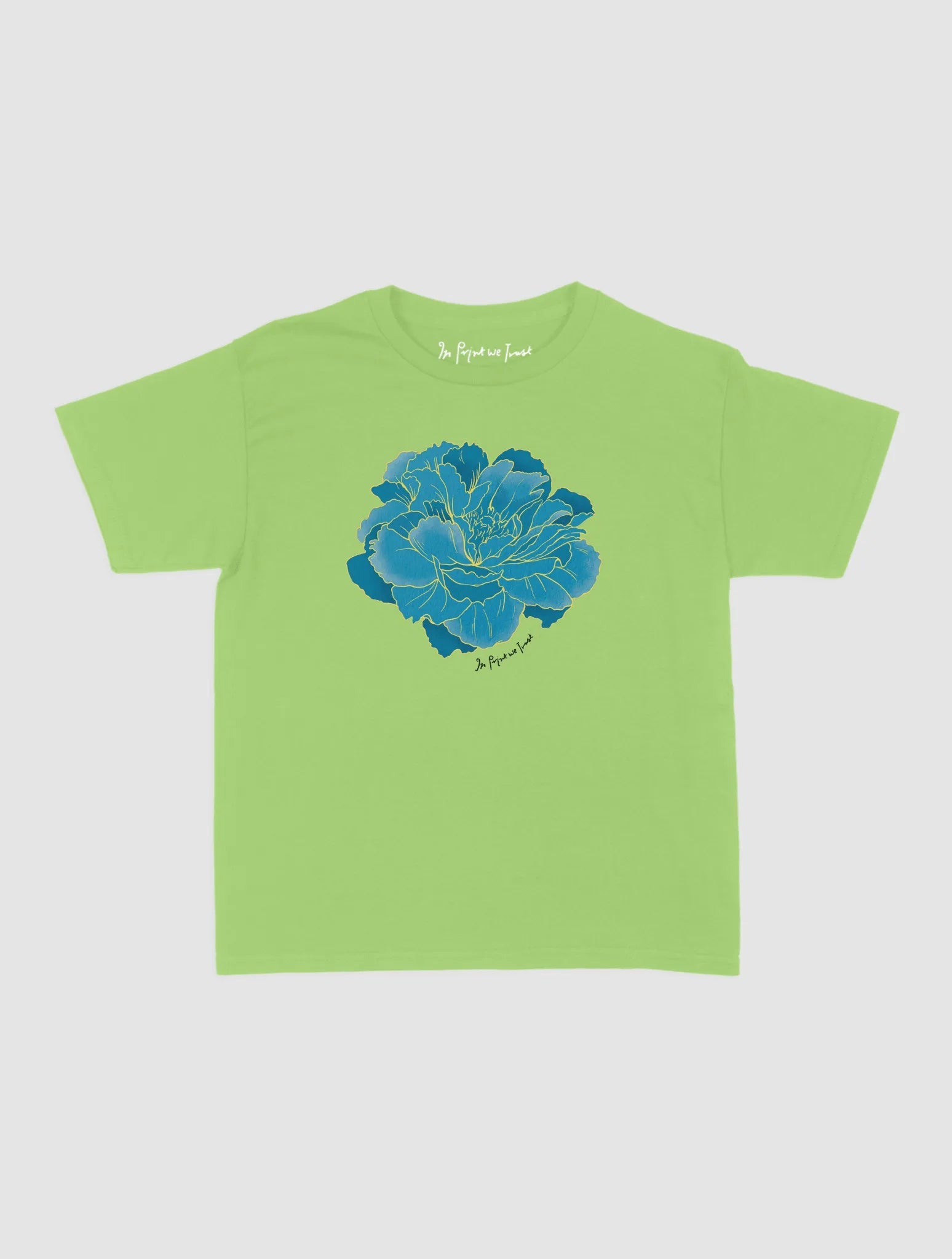peony baby tee - In Print We Trust
