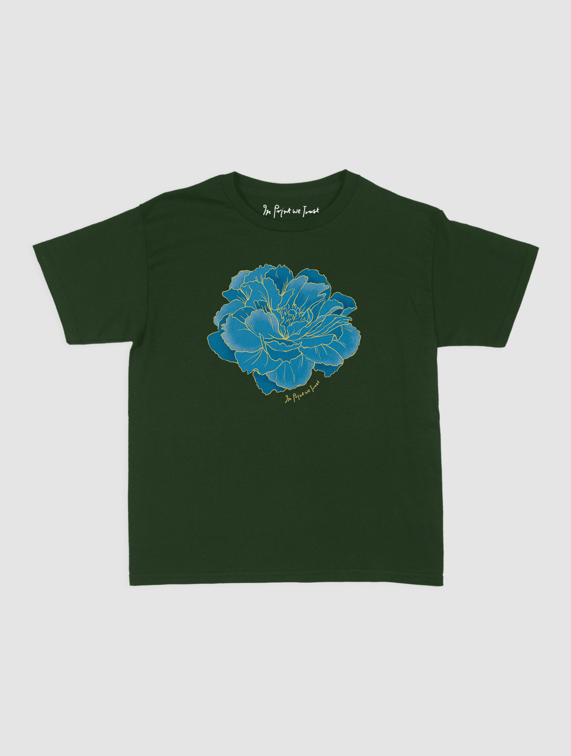 peony baby tee - In Print We Trust