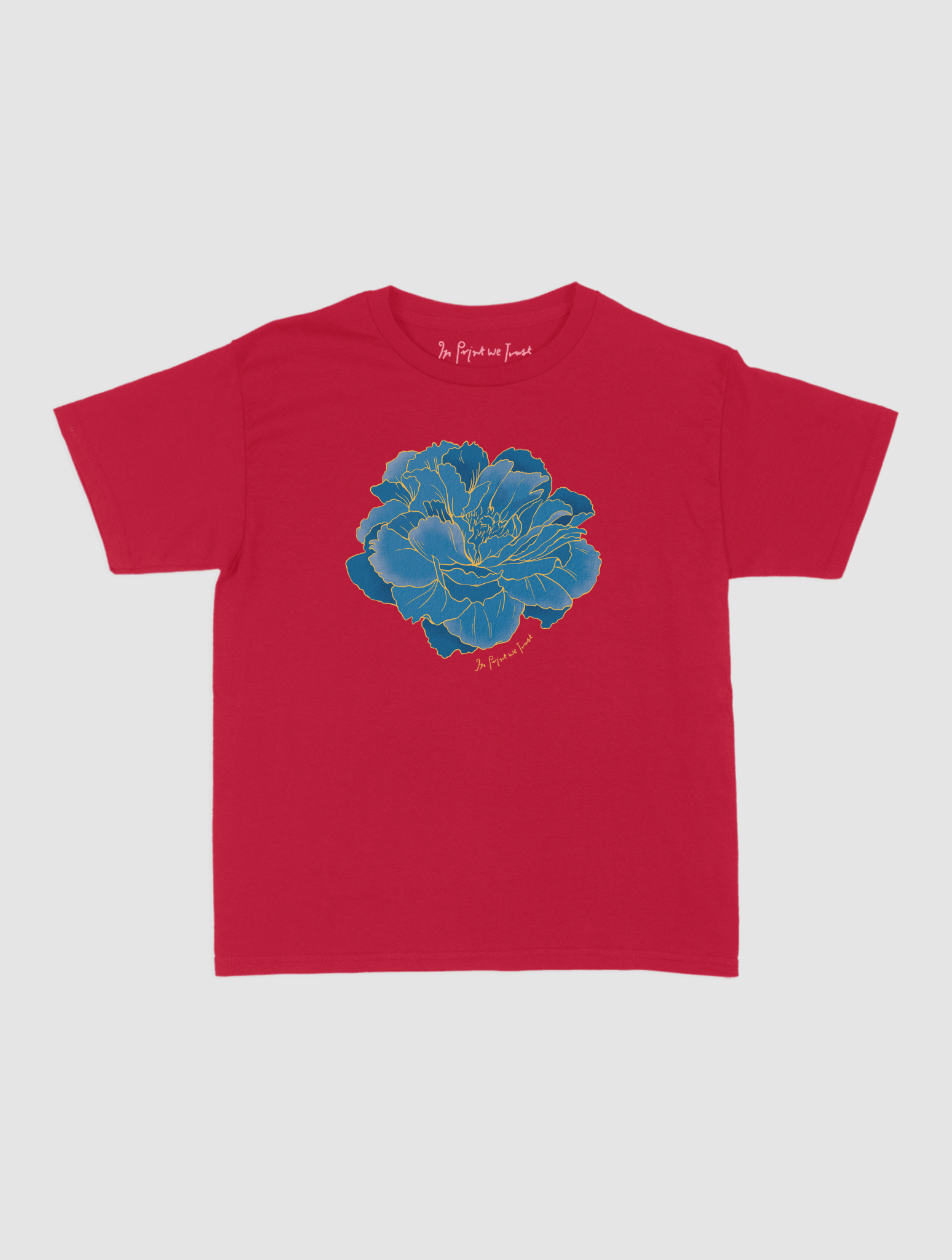 peony baby tee - In Print We Trust