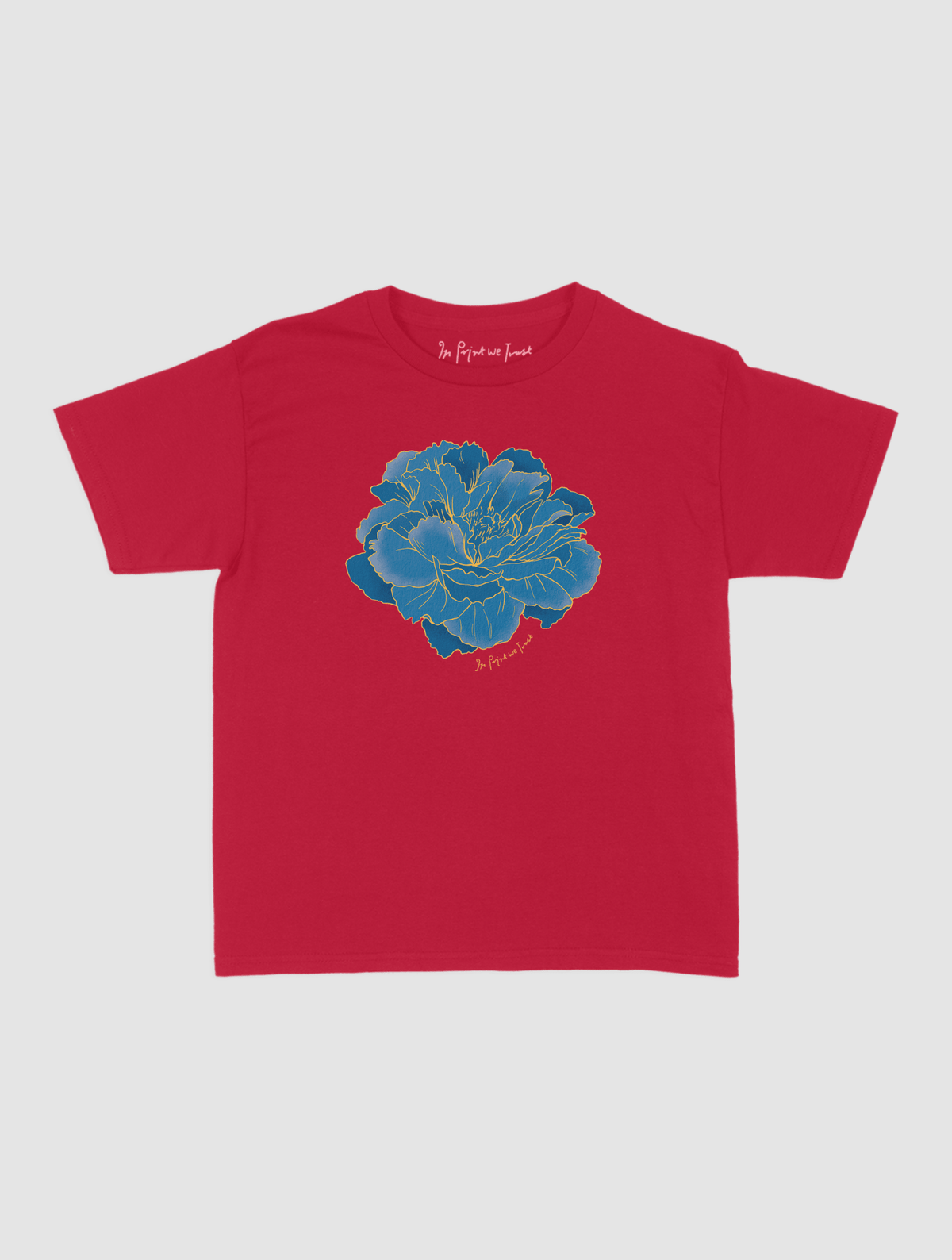 peony baby tee - In Print We Trust
