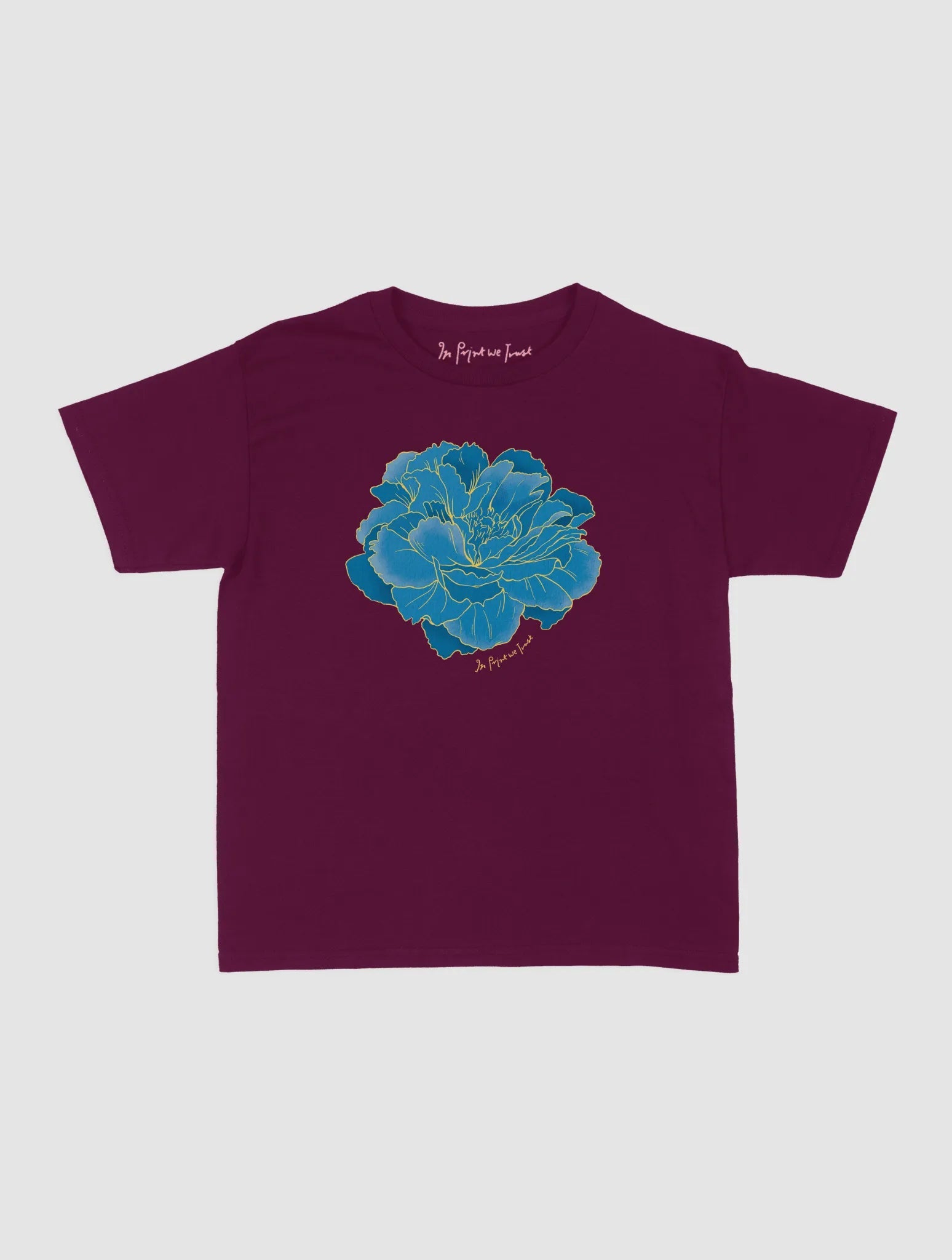 peony baby tee - In Print We Trust