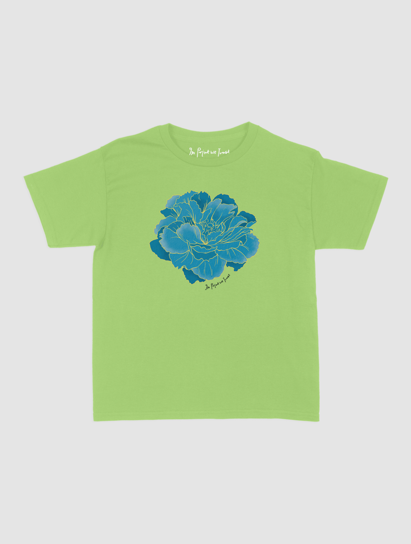 peony baby tee - In Print We Trust