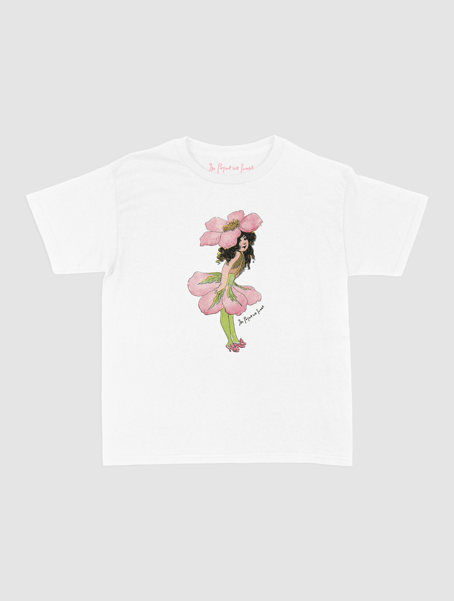peony fairy baby tee - In Print We Trust
