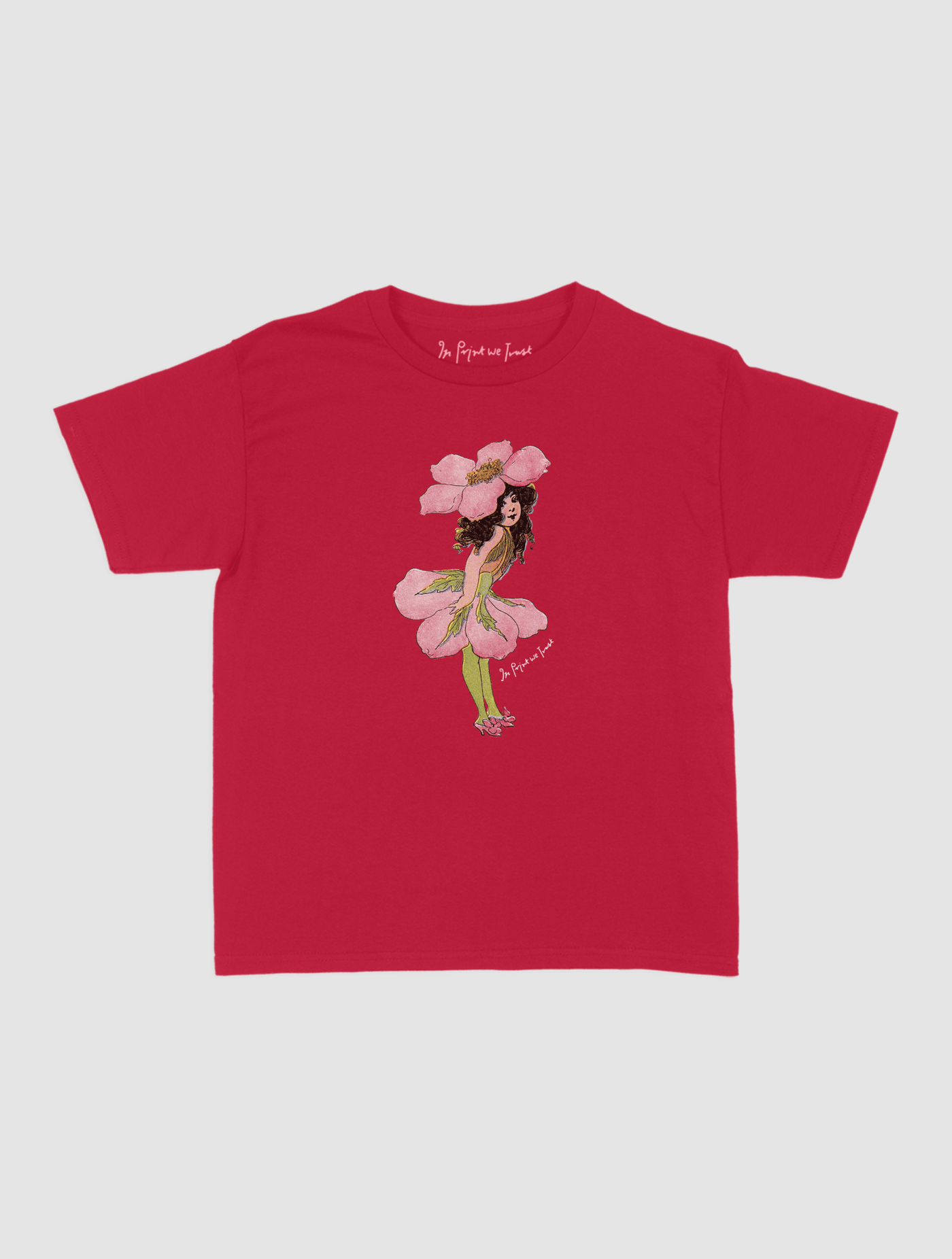 peony fairy baby tee - In Print We Trust