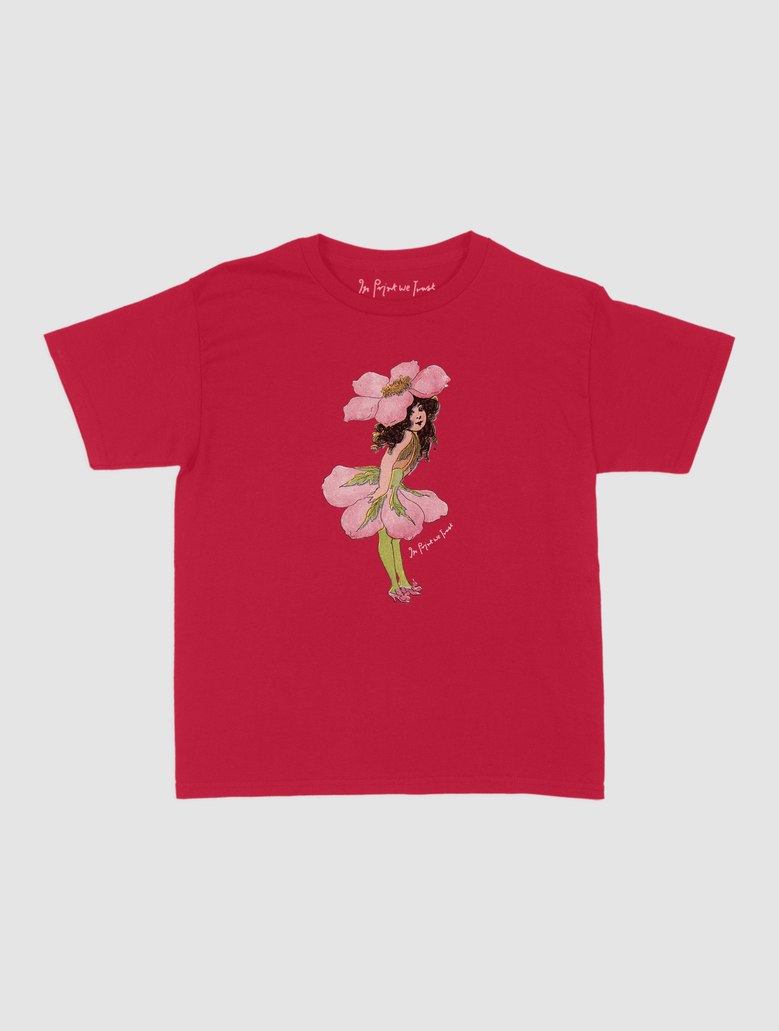 peony fairy baby tee - In Print We Trust