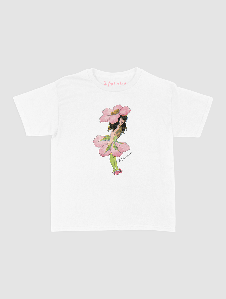 peony fairy baby tee