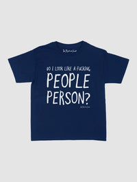 people person baby tee - In Print We Trust