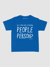 people person baby tee - In Print We Trust
