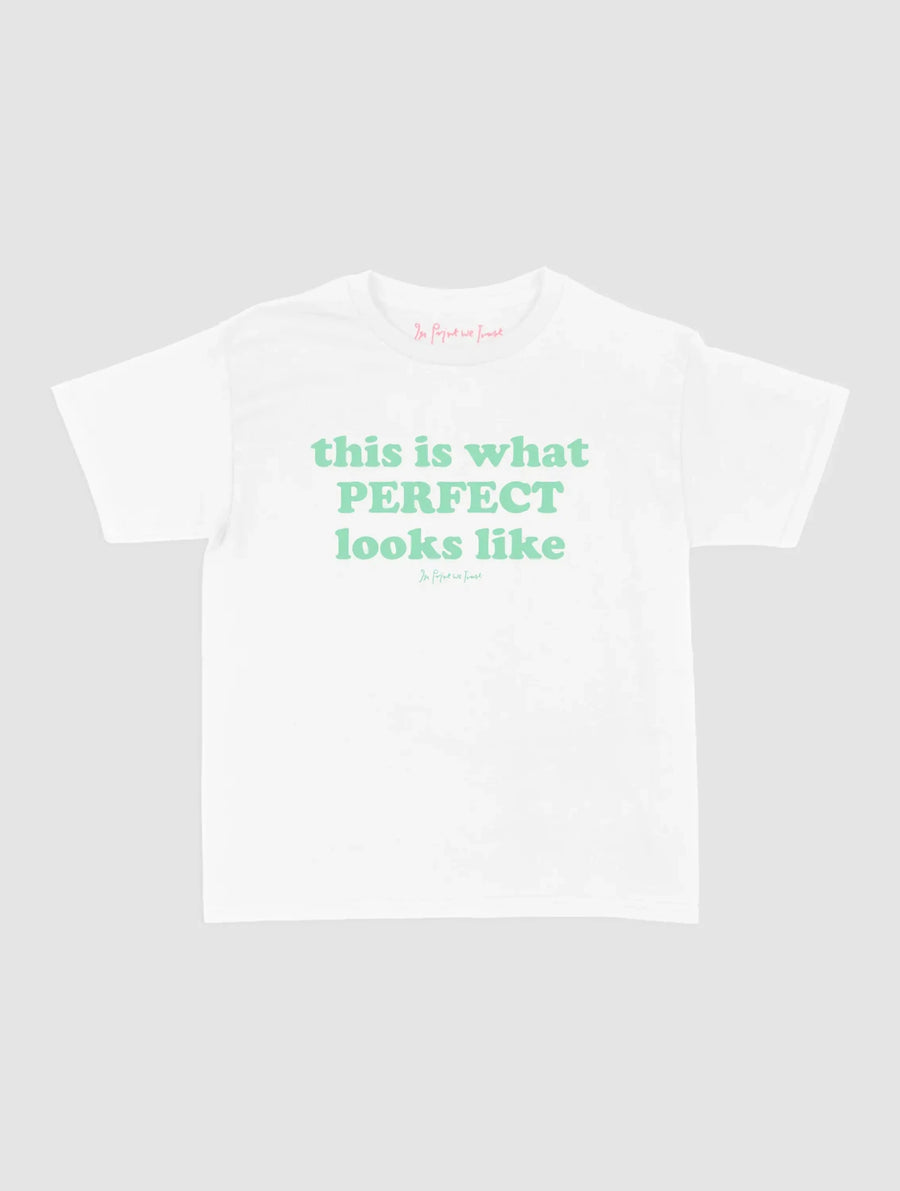 perfect baby tee - In Print We Trust
