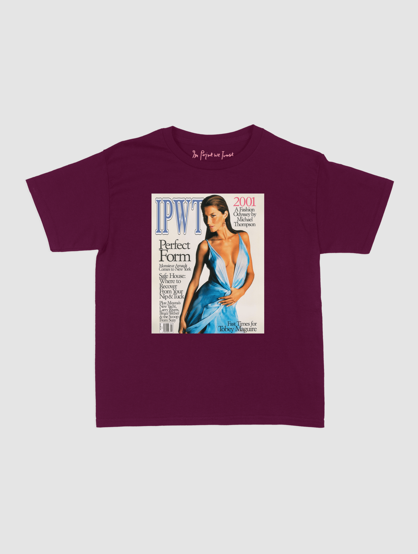 perfect form baby tee - In Print We Trust