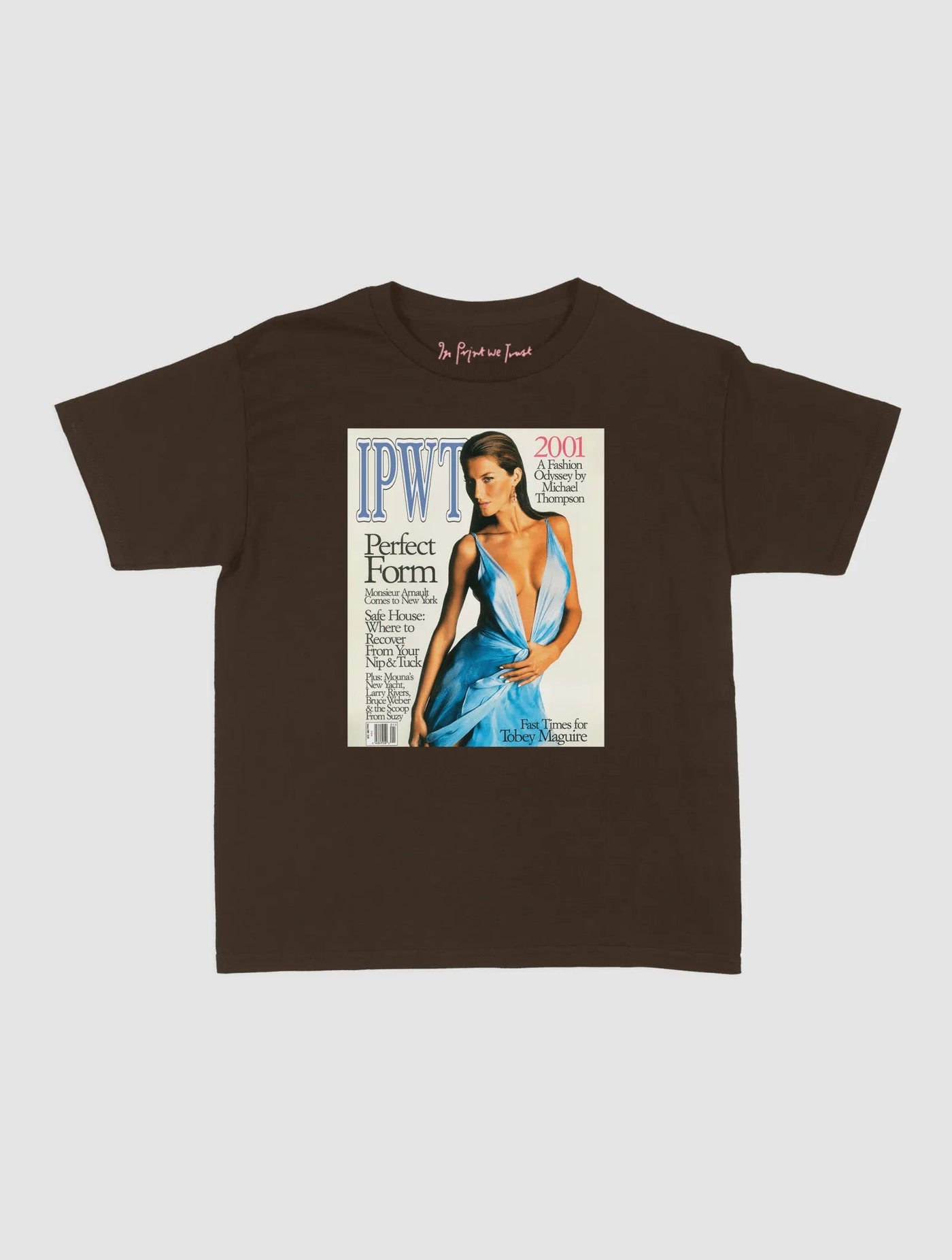 perfect form baby tee - In Print We Trust