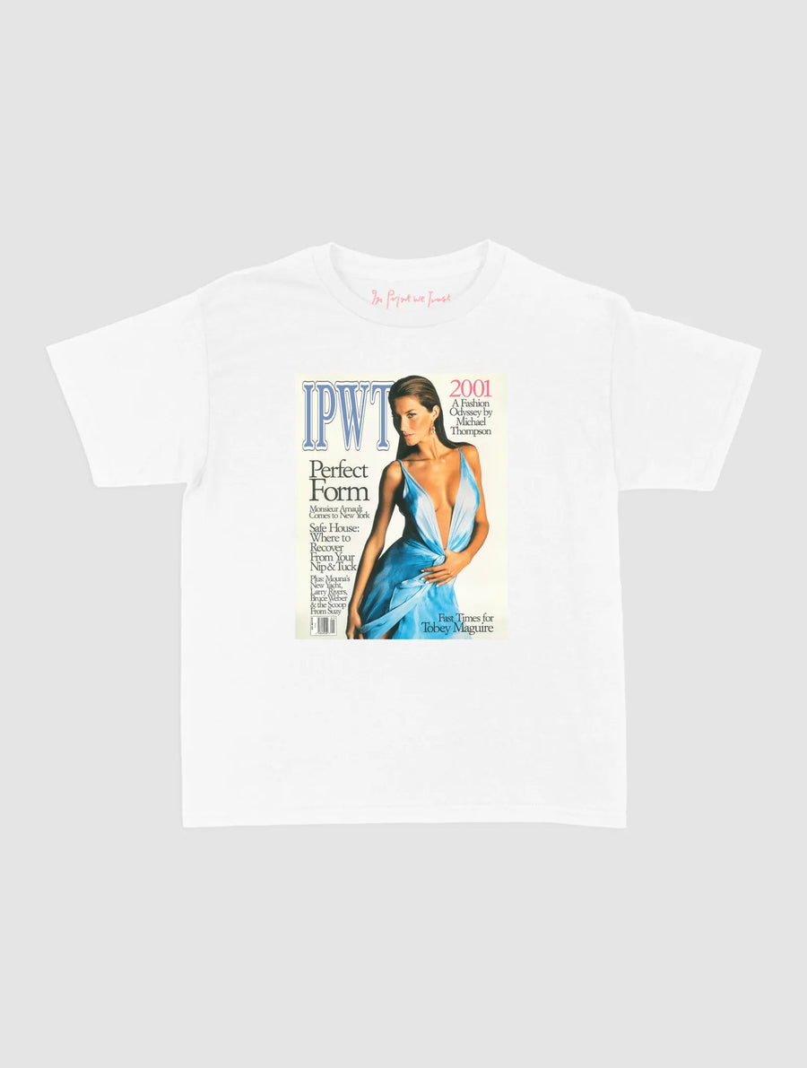 perfect form baby tee - In Print We Trust