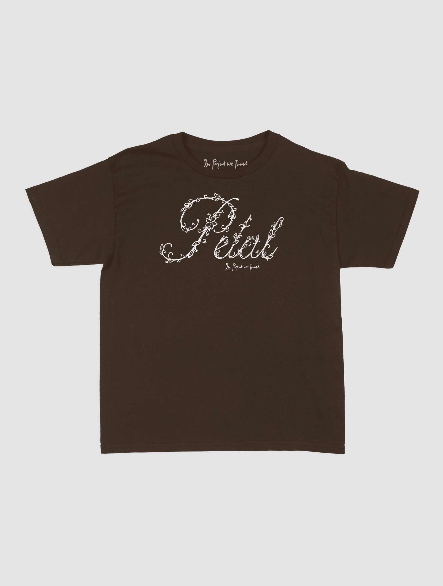 petal baby tee - In Print We Trust
