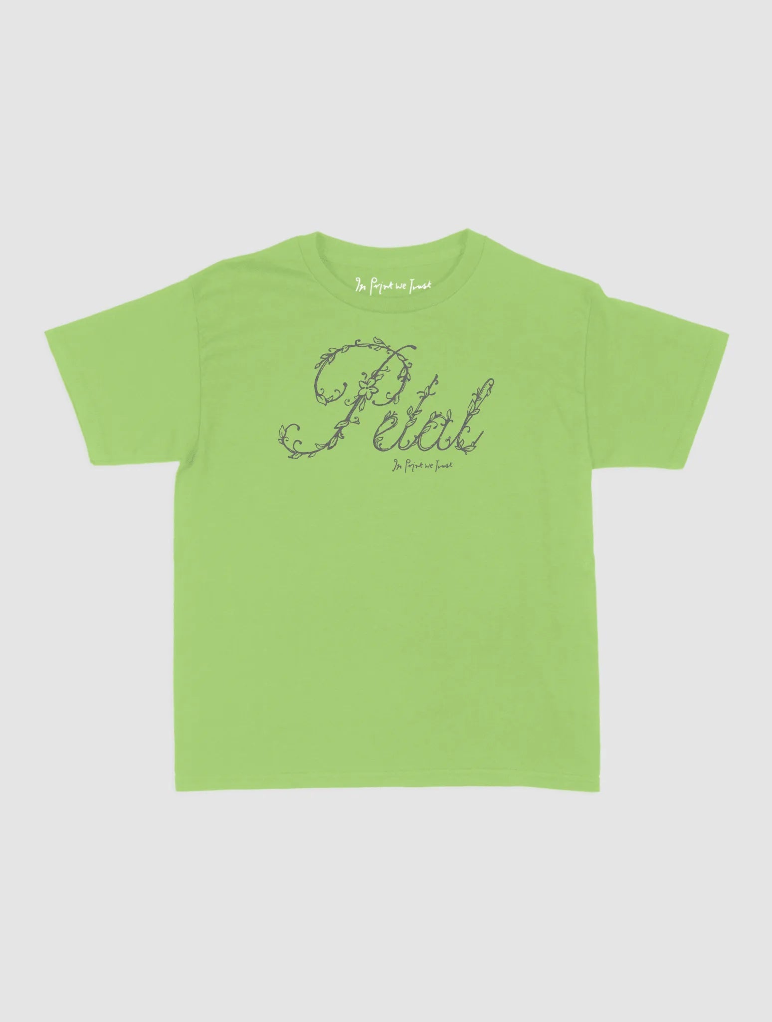 petal baby tee - In Print We Trust