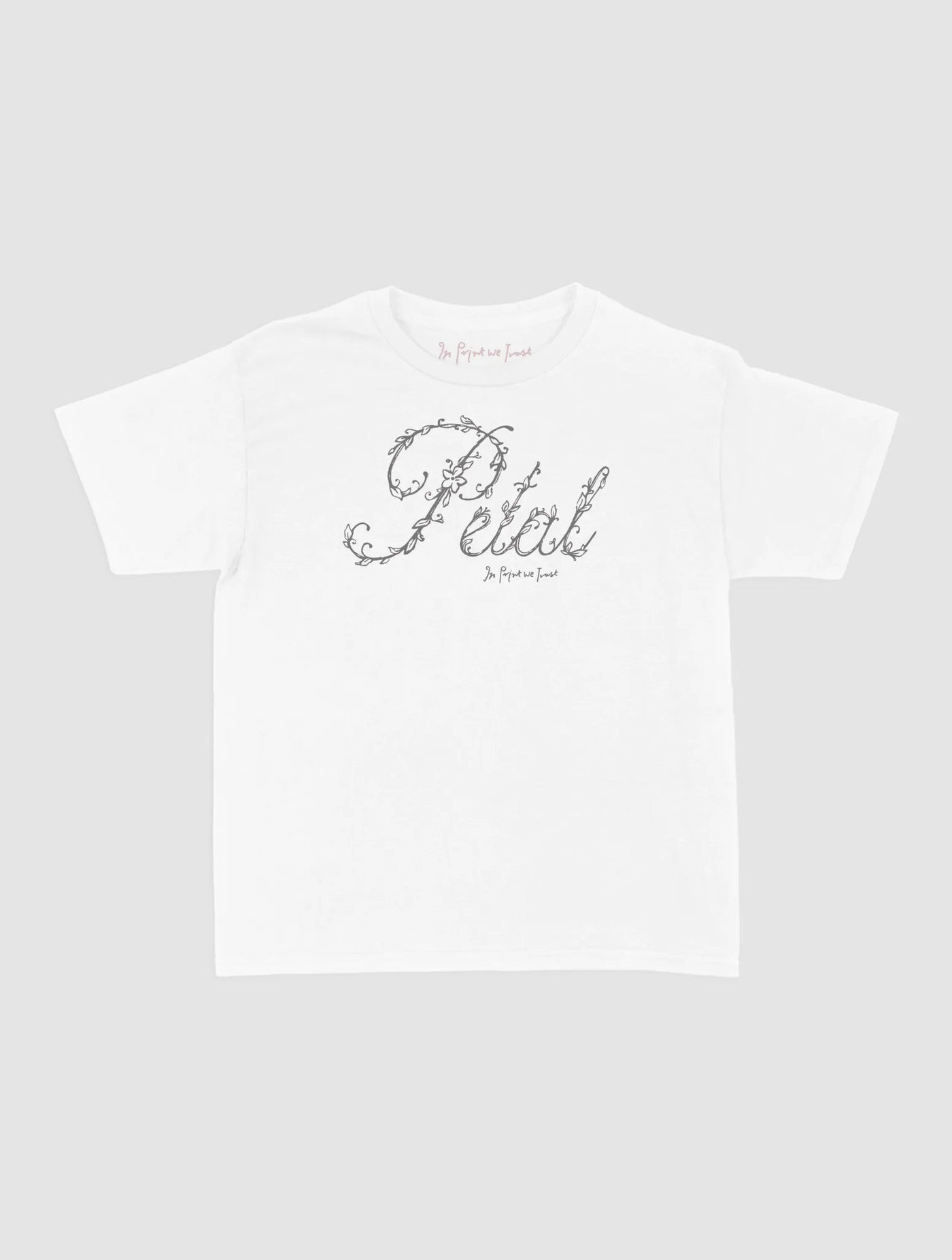 petal baby tee - In Print We Trust